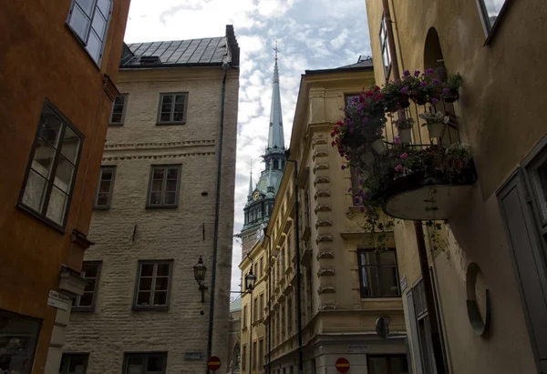 Stockolm. Paisaje urbano. Ciudad Vieja. Países Bajos . — Foto de Stock