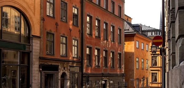 Stockolm. Paisaje urbano. Ciudad Vieja. Países Bajos . — Foto de Stock