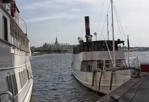 Стоколм. Город пейзаж. Старый город. Швеция . — стоковое фото