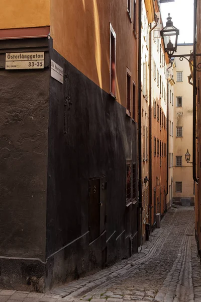 Stockolm. Paisaje urbano. Ciudad Vieja. Países Bajos . — Foto de Stock