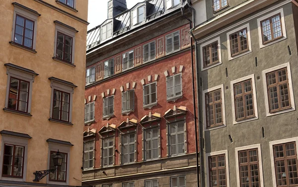 Stockolm. Şehir manzarası. Old Town. İsveç.