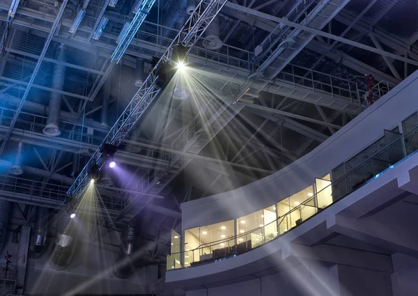 Boxing ring before the event Boxing Championship. — Stock Photo, Image