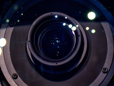 Profesyonel dijital video kamera.