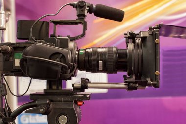 Profesyonel dijital video kamera. 4 k video fotoğraf makinesi için aksesuarlar.