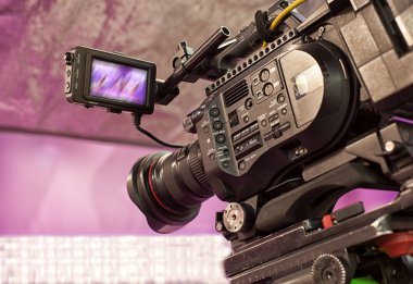 Profesyonel dijital video kamera. 4 k video fotoğraf makinesi için aksesuarlar.