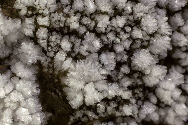 Yüzey detay buz kristalleri.