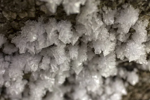Κρύσταλλοι επιφάνειας πάχνη. — Φωτογραφία Αρχείου