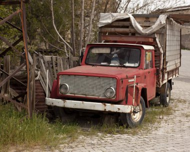 antika itfaiye aracı.