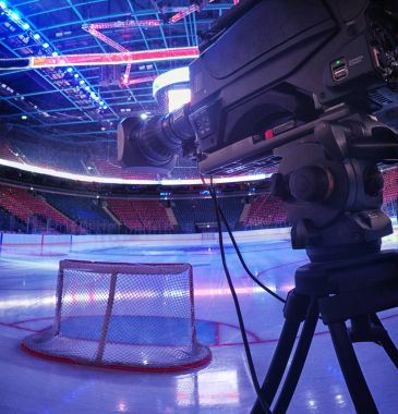 TV kamera yayın hokey için