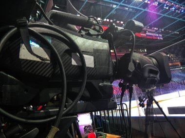 TV kamera yayın hokey için