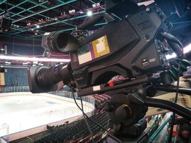 TV kamera yayın hokey için