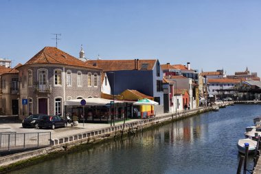 Aveiro şehri. Portekiz.