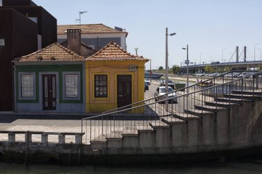 Aveiro şehri. Portekiz.