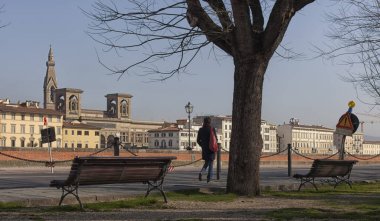 Florence. Şehir manzarası. İlgi duyulan yerler. Konumlar.