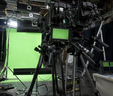 Profesyonel dijital video kamera.