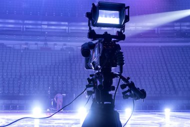 Profesyonel dijital video kamera.