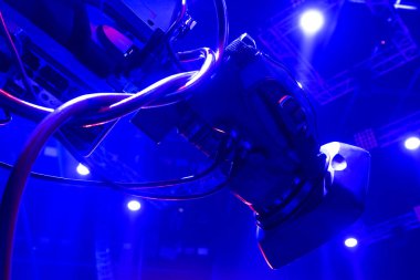 bir konser hal TV kamera.