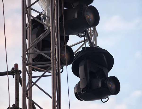 Light from the scene during the concert. — Stock Photo, Image