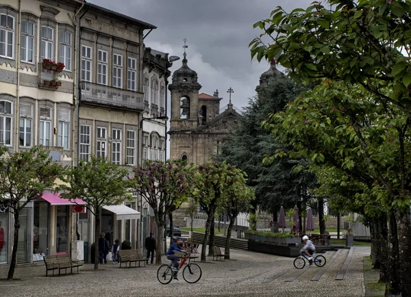 Braga, historické centrum. Portugalsko. — Stock fotografie