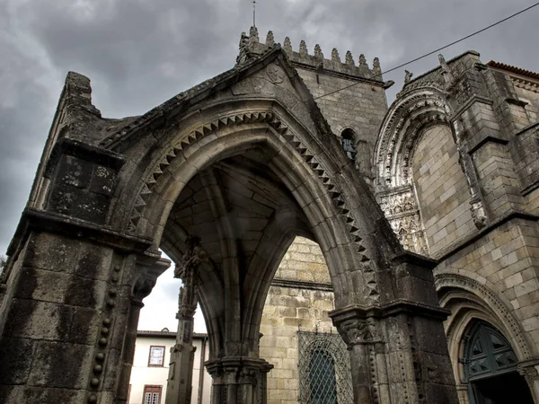 Braga, historické centrum. Portugalsko. — Stock fotografie