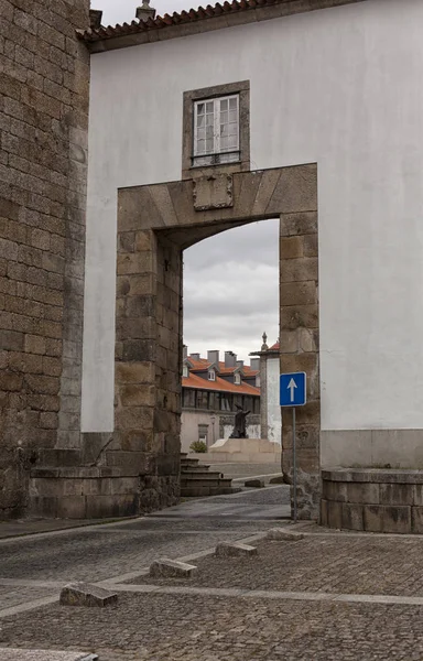 Braga, tarihi merkezi. Portekiz. — Stok fotoğraf