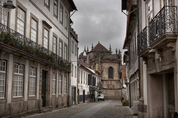 Braga, tarihi merkezi. Portekiz. — Stok fotoğraf