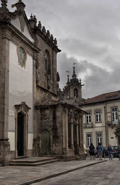 Braga, tarihi merkezi. Portekiz. — Stok fotoğraf