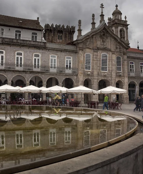 Braga, tarihi merkezi. Portekiz. — Stok fotoğraf