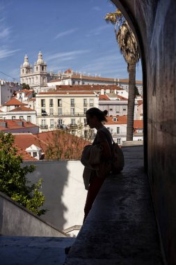 Lisbon, tarihi merkezi. Portekiz.