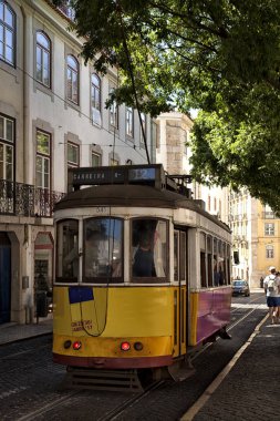 Lisbon, tarihi merkezi. Portekiz.