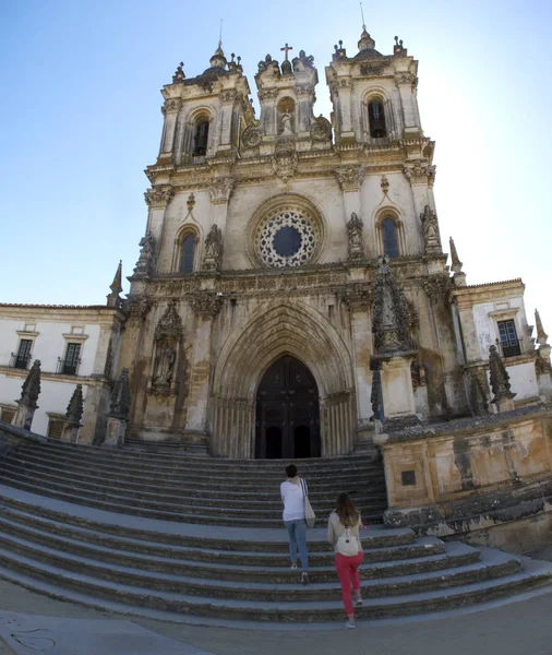 Monastery of Alkobas, historical Center. Portugal. — Stock Photo, Image