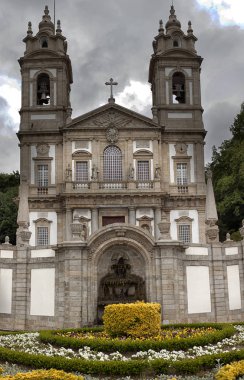 Bom Jesus Do Monte, Braga, Portekiz. Bom Jesus Do Monte 'nin mimari detayları, Braga, Portekiz.