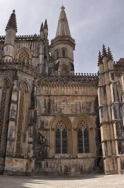 Architektura, historické části Batalha, Portugalsko. — Stock fotografie