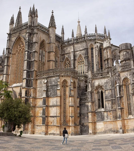 Architecture of the historic part of Batalha, Portugal. — Stock Photo, Image