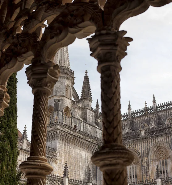 Architecture de la partie historique de Batalha, Portugal . — Photo