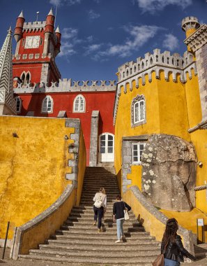 Pena Sarayı, Sintra. Portekiz güzel kale.