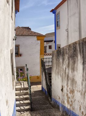 Obidos, tarihi merkezi. Portekiz.