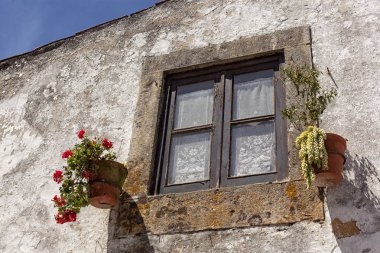 Obidos, tarihi merkezi. Portekiz.