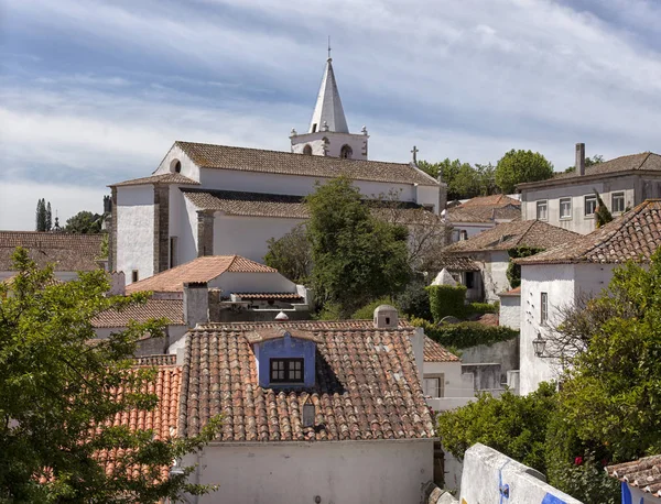 Óbidos, Centro Histórico. Portugal . — Fotografia de Stock