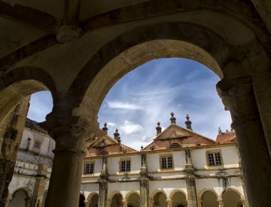 Tomar kale Knights Templar, Portekiz.