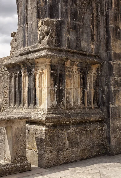 Castelo Tomar dos Cavaleiros Templários, Portugal . — Fotografia de Stock