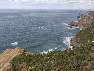Cabo da Roca, Portekiz, güzel görünüm.