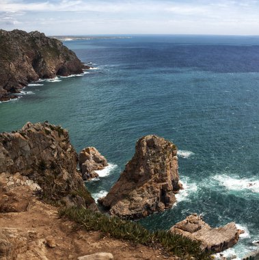 Cabo da Roca, Portekiz, güzel görünüm.