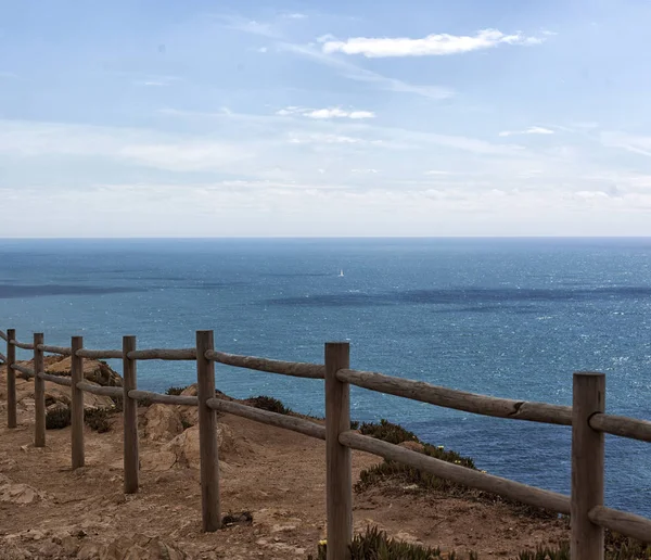 Ładny widok z Cabo da Roca, Portugalia. — Zdjęcie stockowe
