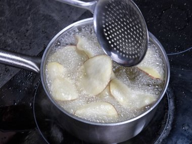 bitkisel yağ kaynar