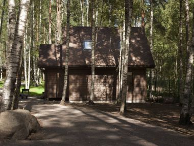 Tatil ev silindire tomruklardan