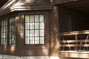 Tatil ev silindire tomruklardan