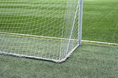 Bir futbol stadyumunun fotoğrafı. Maçtan önce futbol stadyumu.