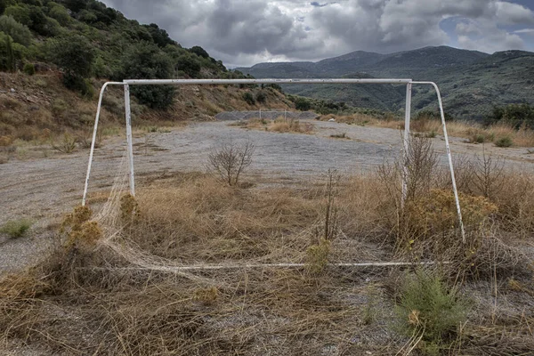 Photo of a soccer stadium. football stadium before the match. — Stock Photo, Image