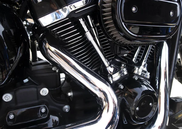 Motorcycle engine,detail of motorcycle engine.